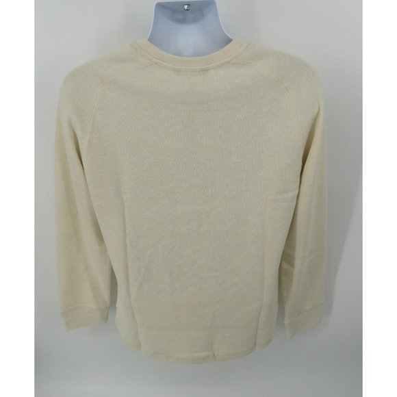 Eddie Bauer Men's Cream Double Knit Crew Shirt XL NWT - Picture 4 of 6